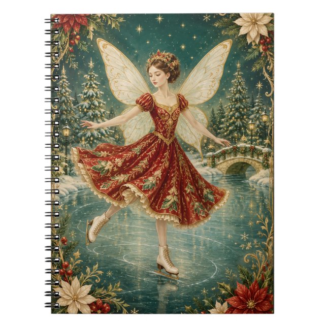 Carnet La Fée de Glace de Noël (Devant)