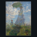 Carnet La Femme de Monet avec parasol<br><div class="desc">Chef-d'oeuvre de Claude Monet : Femme avec parasol. Veuillez visiter notre magasin pour d'autres articles de rachat</div>