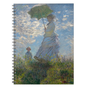 Carnet La Femme de Monet avec parasol