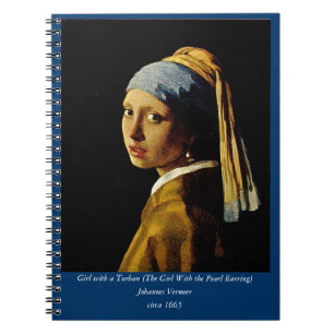 Carnet La fille avec un Turban / la fille avec l'oreille