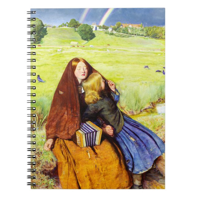 Carnet La fille aveugle par John Everett Millais (Devant)