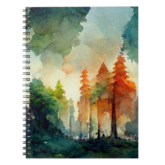 Carnet La forêt (nature) (Devant)