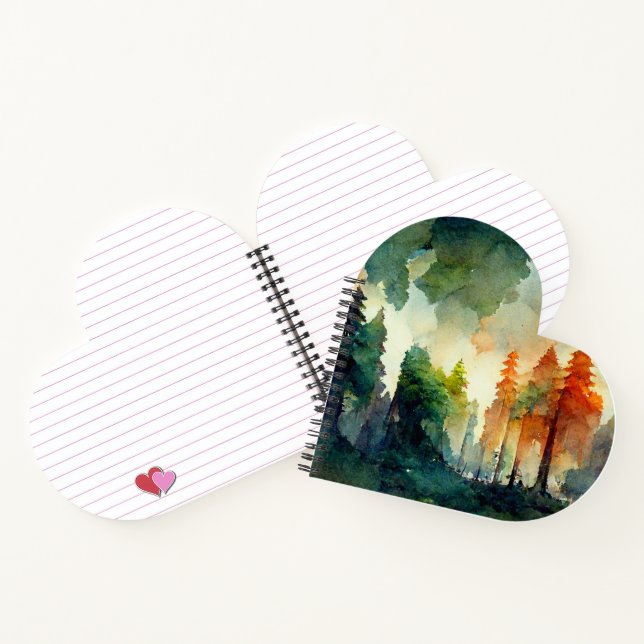 Carnet La forêt (nature) (Intérieur)