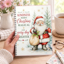 La gentillesse rend Noël magique Santa vacances