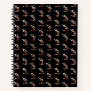 Carnet La girafe qui fond Design d'art surréaliste drôle