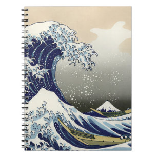Carnet La Grande Vague au large de Kanagawa Katsushika Ho
