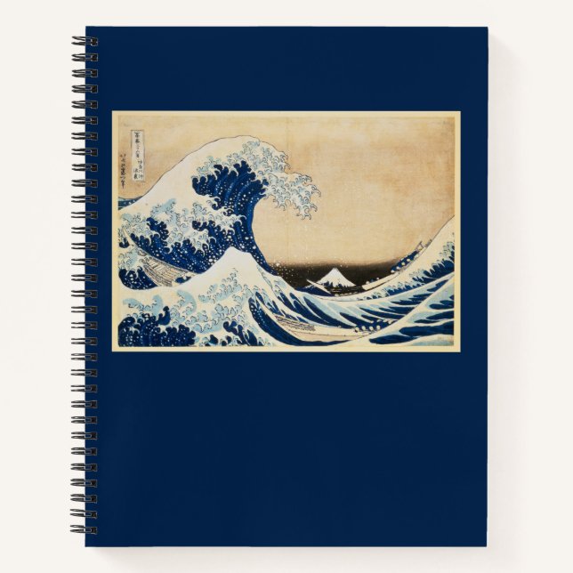 Carnet La Grande Vague au large de Kanagawa par Hokusai (Devant)