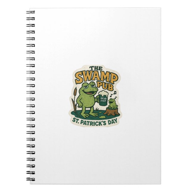 Carnet La grenouille du pub du marais de la Saint-Patrick (Devant)