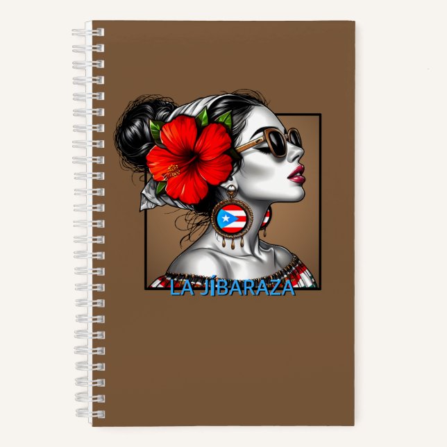 Carnet La Jíbaraza 13 – Puerto Rican Jíbara Art • Boricua (Recto)