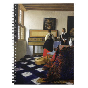 Carnet La leçon de musique de Johannes Vermeer
