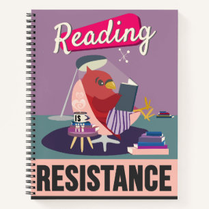 Carnet "La lecture est ma résistance"