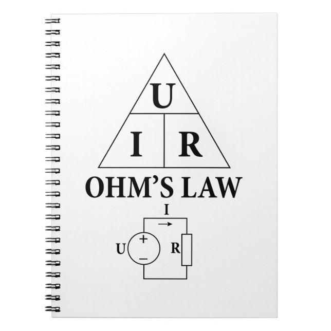Carnet La loi d'Ohm (Devant)
