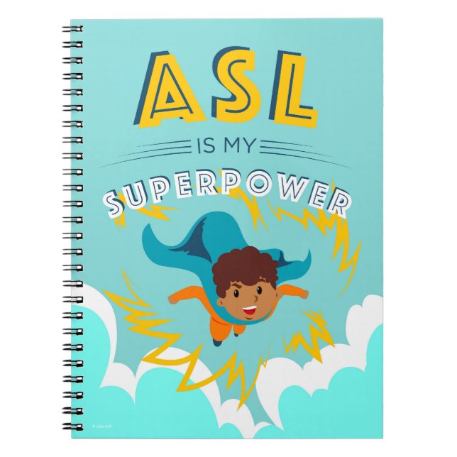 Carnet La LSF est mon superpouvoir (Devant)