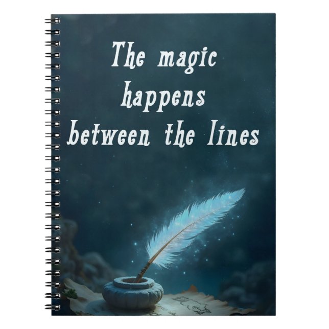 Carnet "La magie opère entre les lignes" (Devant)