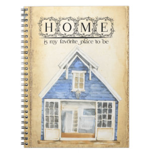 Carnet La maison est mon endroit préféré pour être