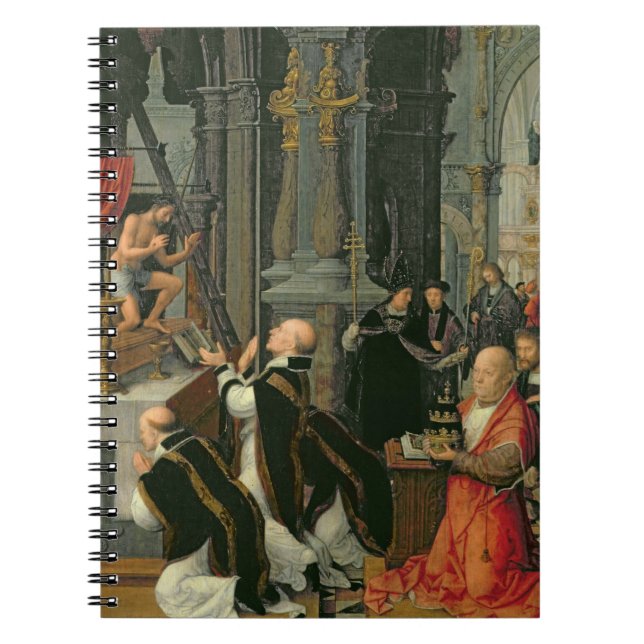 Carnet La masse de St Gregory (huile sur la toile) (Devant)