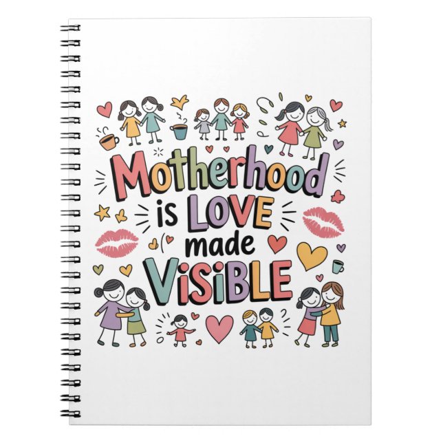 Carnet La maternité est l'amour rendu visible (Devant)