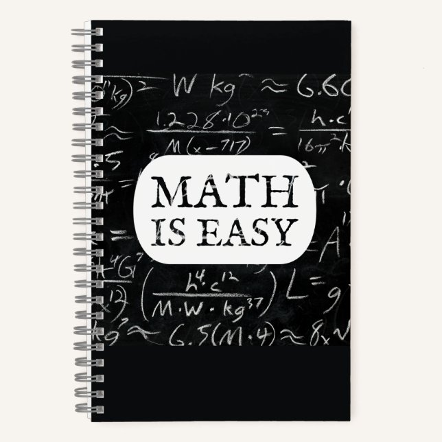 CARNET LA MATHÉMATIE EST FACILE (Recto)
