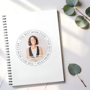 Carnet La Meilleure Mère de Tous les Temps Photo Moderne