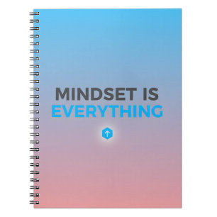 Carnet La Mentalité Est Tout – Note de Motivation Dégradé