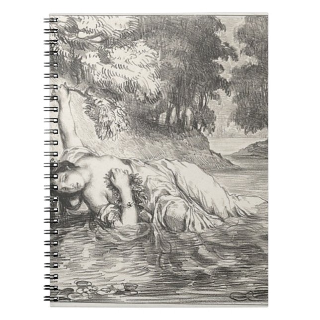 Carnet La mort d'Ophélie (Devant)