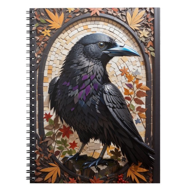 Carnet La mosaïque du Corbeau mystique : une odyssée visu (Devant)