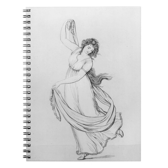 Carnet La Muse de la danse, plat VI de 'Madame Hamilton (Devant)