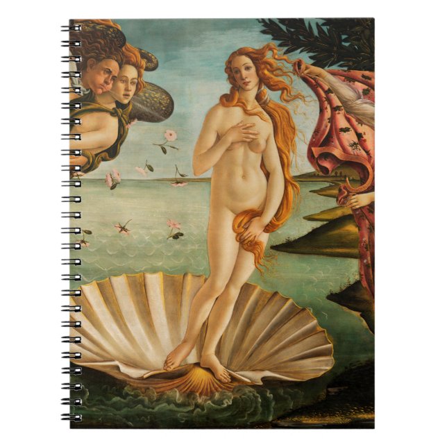 Carnet La naissance de Botticelli de Vénus (Devant)