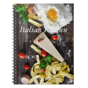 Carnet La nourriture italienne personnalisent le texte