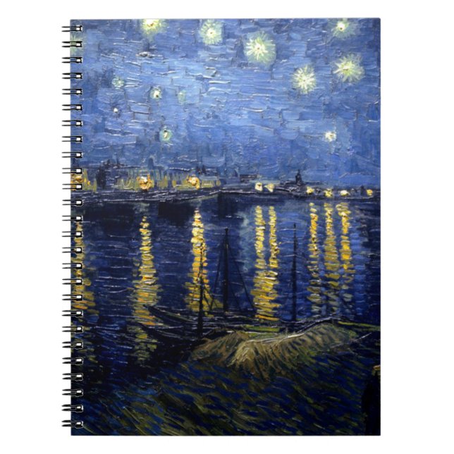 Carnet La nuit étoilée de Van Gogh sur le Rhône (Devant)