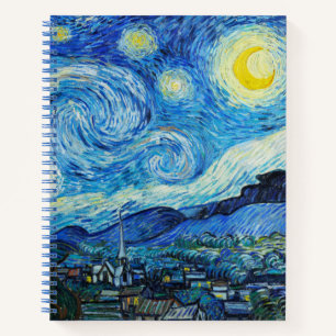 Carnet La nuit étoilée de Vincent Van Gogh