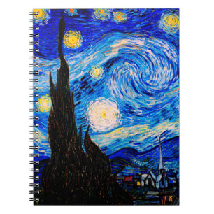 Carnet La nuit étoilée par Vincent Van Gogh