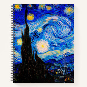 Carnet La nuit étoilée par Vincent Van Gogh