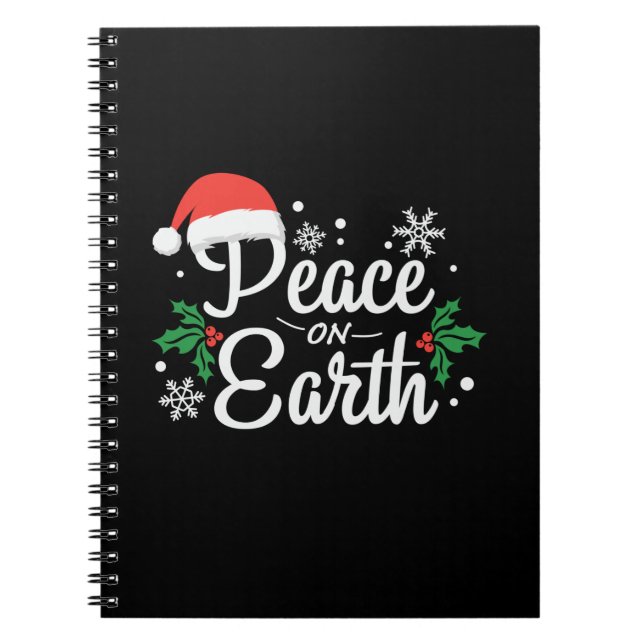 Carnet La Paix De Noël Sur Terre (Devant)
