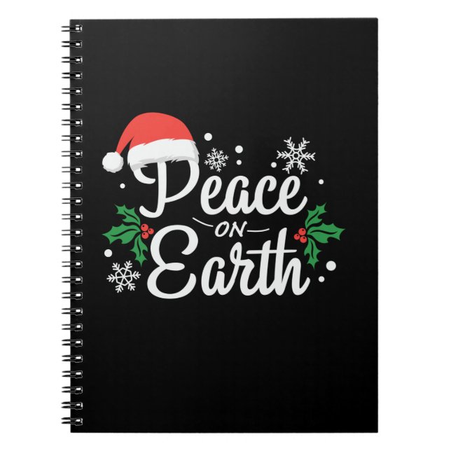 Carnet La Paix De Noël Sur Terre (Devant)