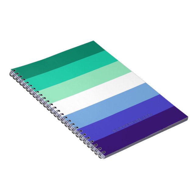 Carnet La palette de drapeau des hommes gays trans-inclus (Côté Droit)