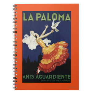 Carnet La Paloma - Anis Aguardiente promotionnel