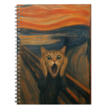 La parodie classique de l'art drôle du chat qui hu