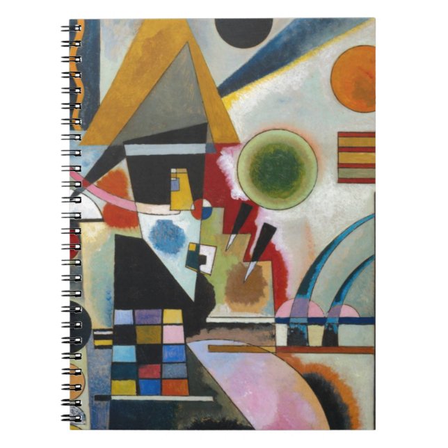 Carnet La peinture abstraite de Kandinsky se balançant (Devant)