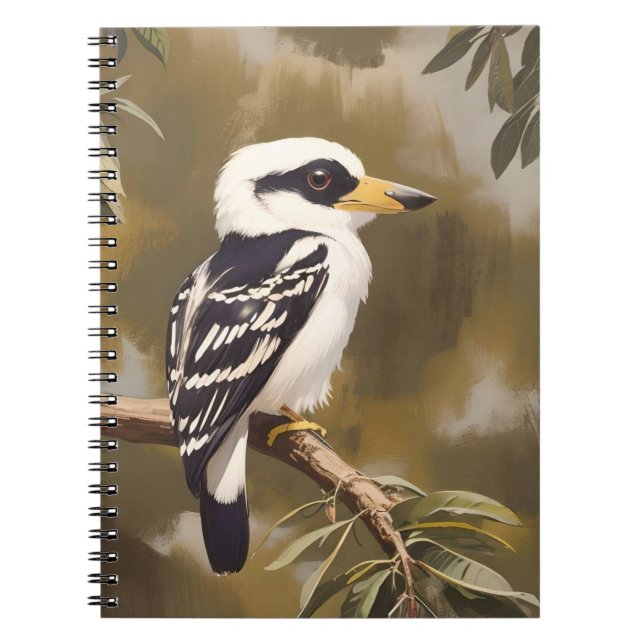 Carnet La peinture australienne Kookaburra, (Devant)