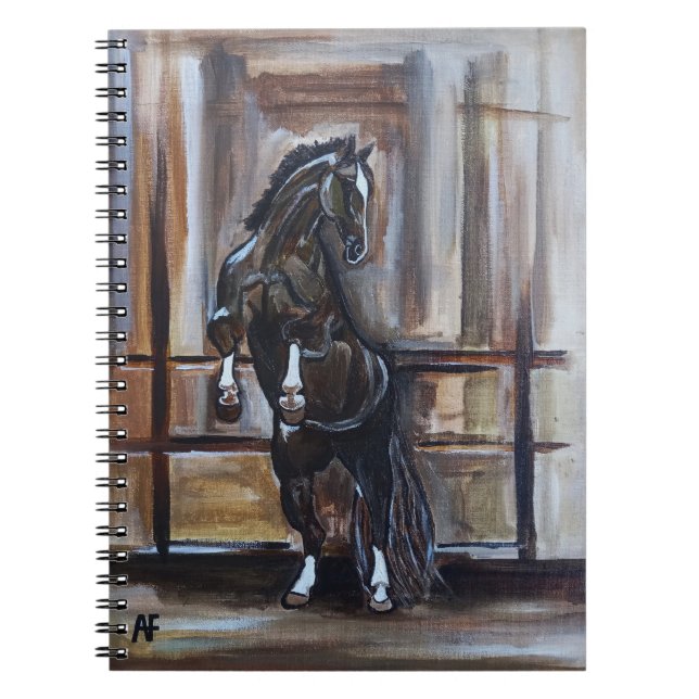 Carnet La peinture du cheval sauvage par Alfred Fox (Devant)