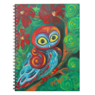 Carnet La peinture moderne de hibou
