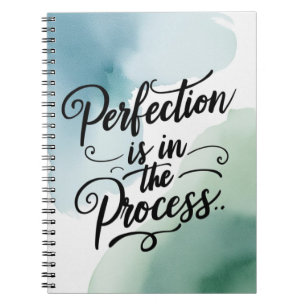 Carnet La perfection est dans le processus