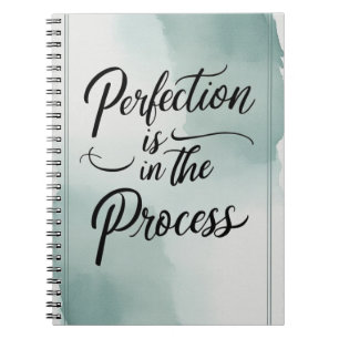 Carnet La perfection est dans le processus