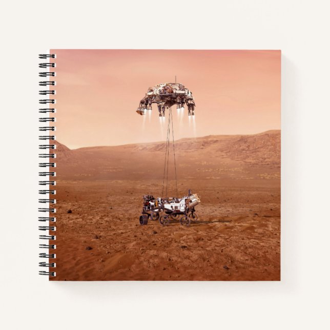 Carnet La Persévérance Arrive En Toute Sécurité Sur Mars. (Devant)