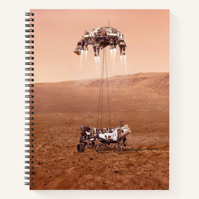 Carnet La Persévérance Arrive En Toute Sécurité Sur Mars. (Devant)