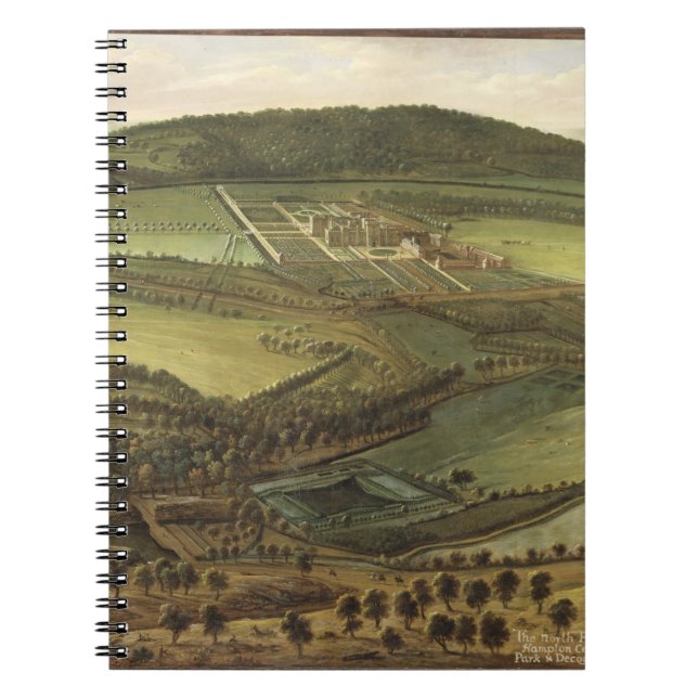 Carnet La perspective du nord du Hampton Court, c.1699 (Devant)