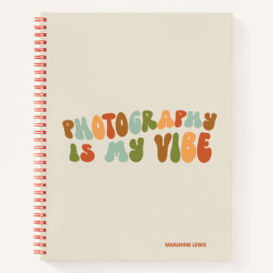 Carnet La photographie rétro groovy est mon truc, Photogr