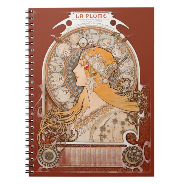 Carnet La Plume Zodiaque – Revue d'Astrologie Céleste (Devant)