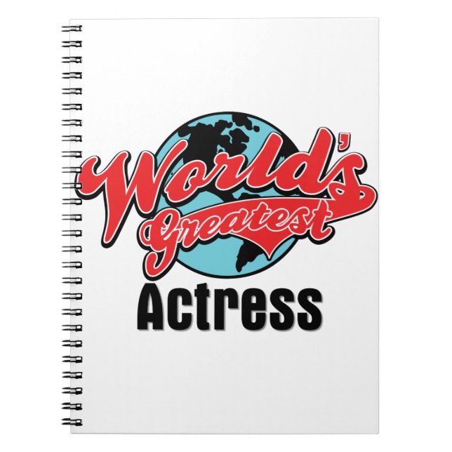 Carnet La plus grande actrice du monde (Devant)